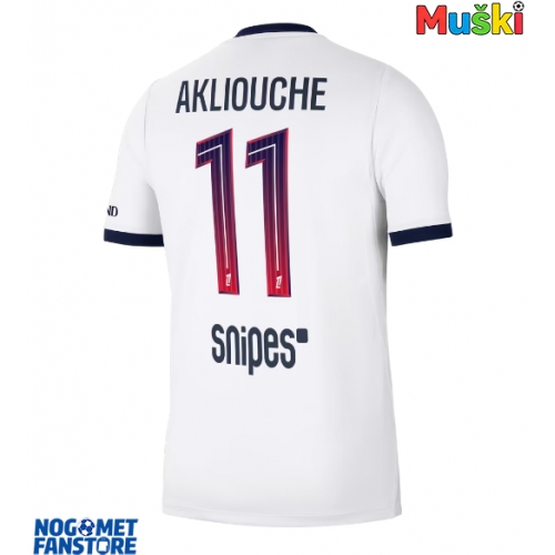 Paris Saint-Germain Maghnes Akliouche #11 Gostujuci Dres 2026-27 Kratak Rukav